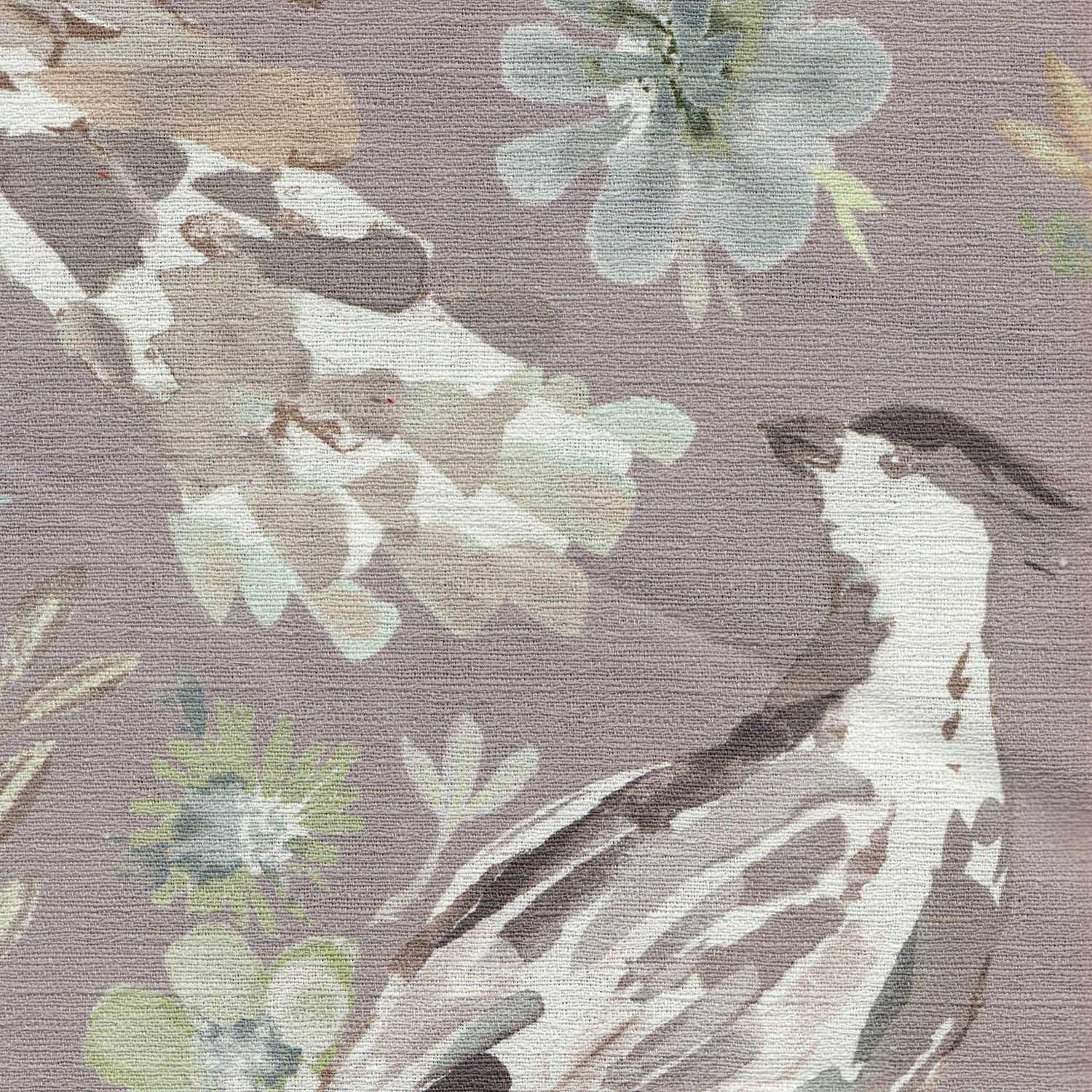 HAMBIRD/GRAY - Prints Fabric Suitable For Drapery