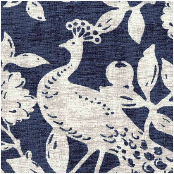Heardsong/Blue - Prints Fabric Suitable For Drapery