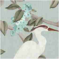 Herona/Aqua - Prints Fabric Suitable For Drapery