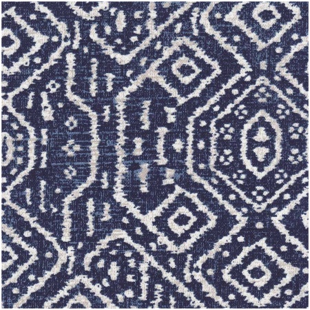 HESA/NAVY - Prints Fabric Suitable For Drapery