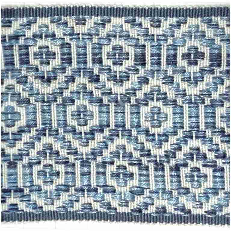 Hex Tape/Blue - Tape Trim - Dallas