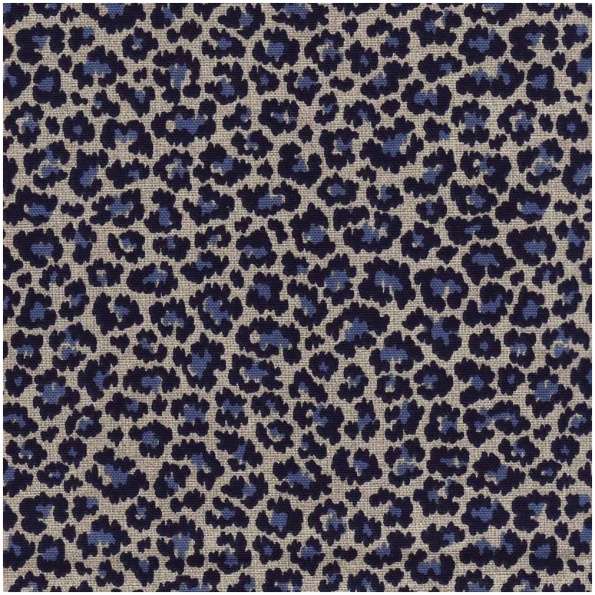 Hinger/Navy - Prints Fabric Suitable For Drapery