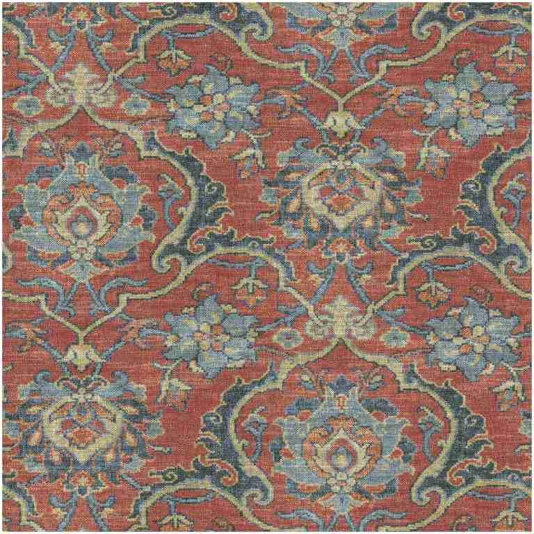 Hiraz/Red - Prints Fabric Suitable For Drapery