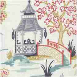 Hoji/Natural - Prints Fabric Suitable For Drapery