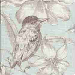 Holib/Aqua - Prints Fabric Suitable For Drapery
