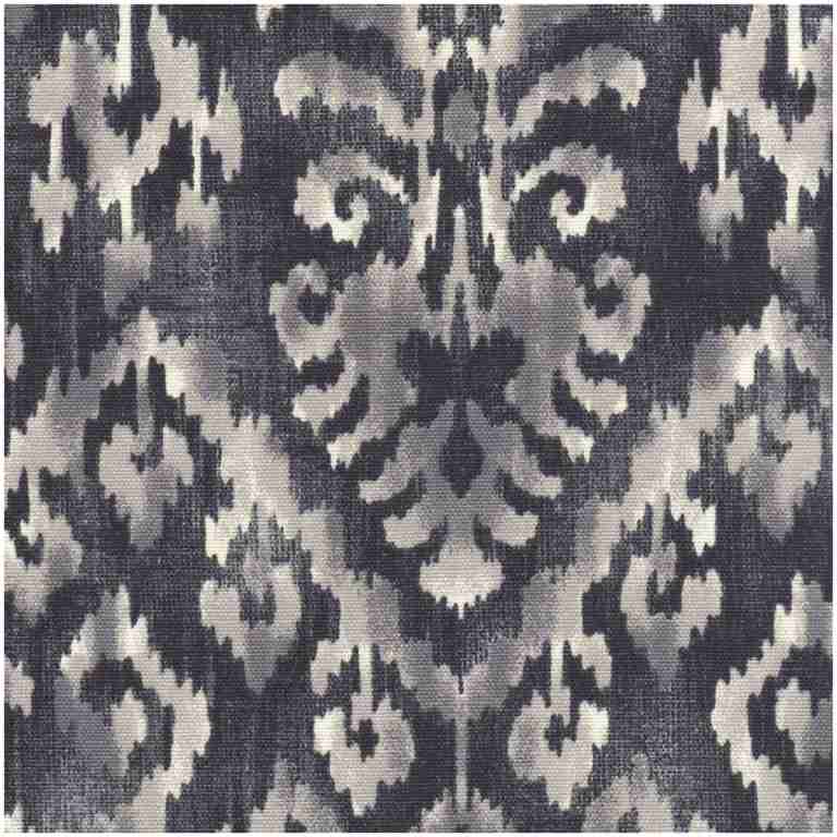 Homoto/Gray - Prints Fabric Suitable For Drapery