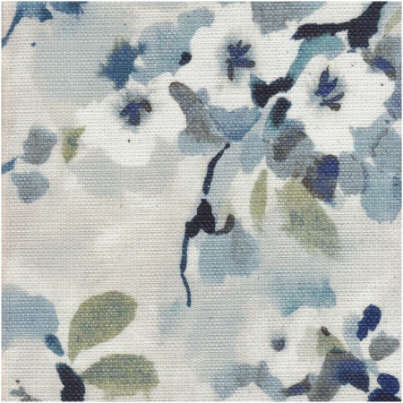 HUDSON/BLUE - Prints Fabric Suitable For Drapery