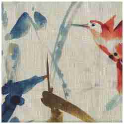 Humors/Turq - Prints Fabric Suitable For Drapery