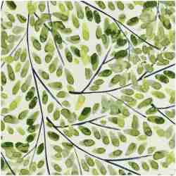Hunel/Green - Prints Fabric Suitable For Drapery