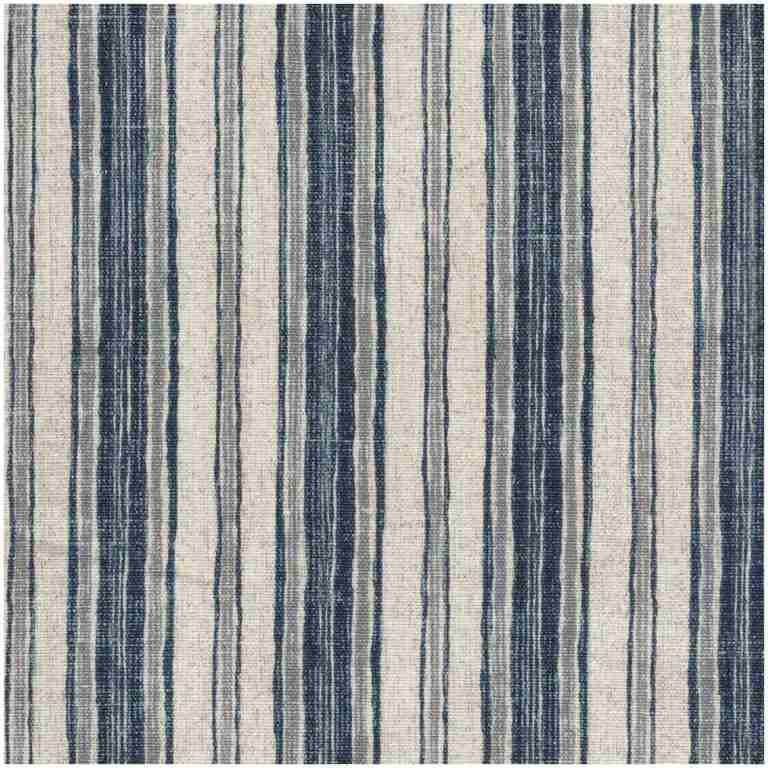 Hunsa/Blue - Prints Fabric Suitable For Drapery