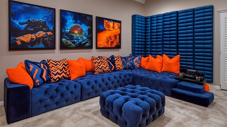 Creating the Ultimate Upholstered Game Room Richardson Texas Fabrics