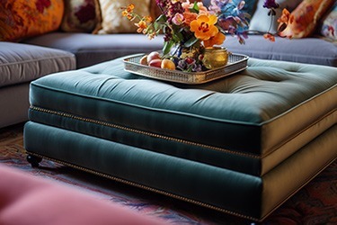 custom ottoman