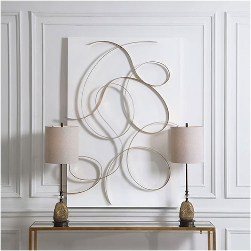 Freehand Modern Metal Wall Panel kanye wests interior design style