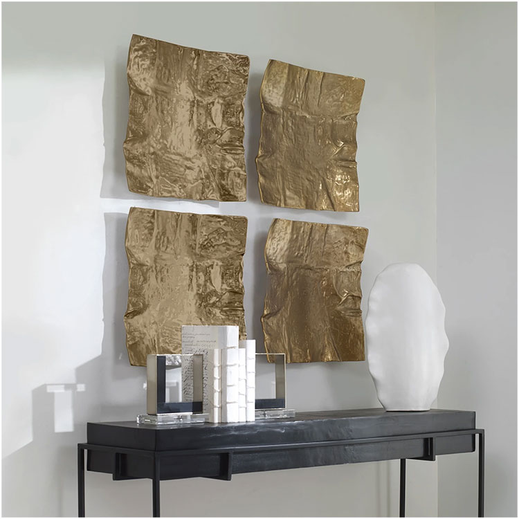 Interior Design Trends 2024 Archive Brass wall decor