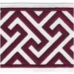 E-Ithaca Tape/Claret - Tape Trim - Spring