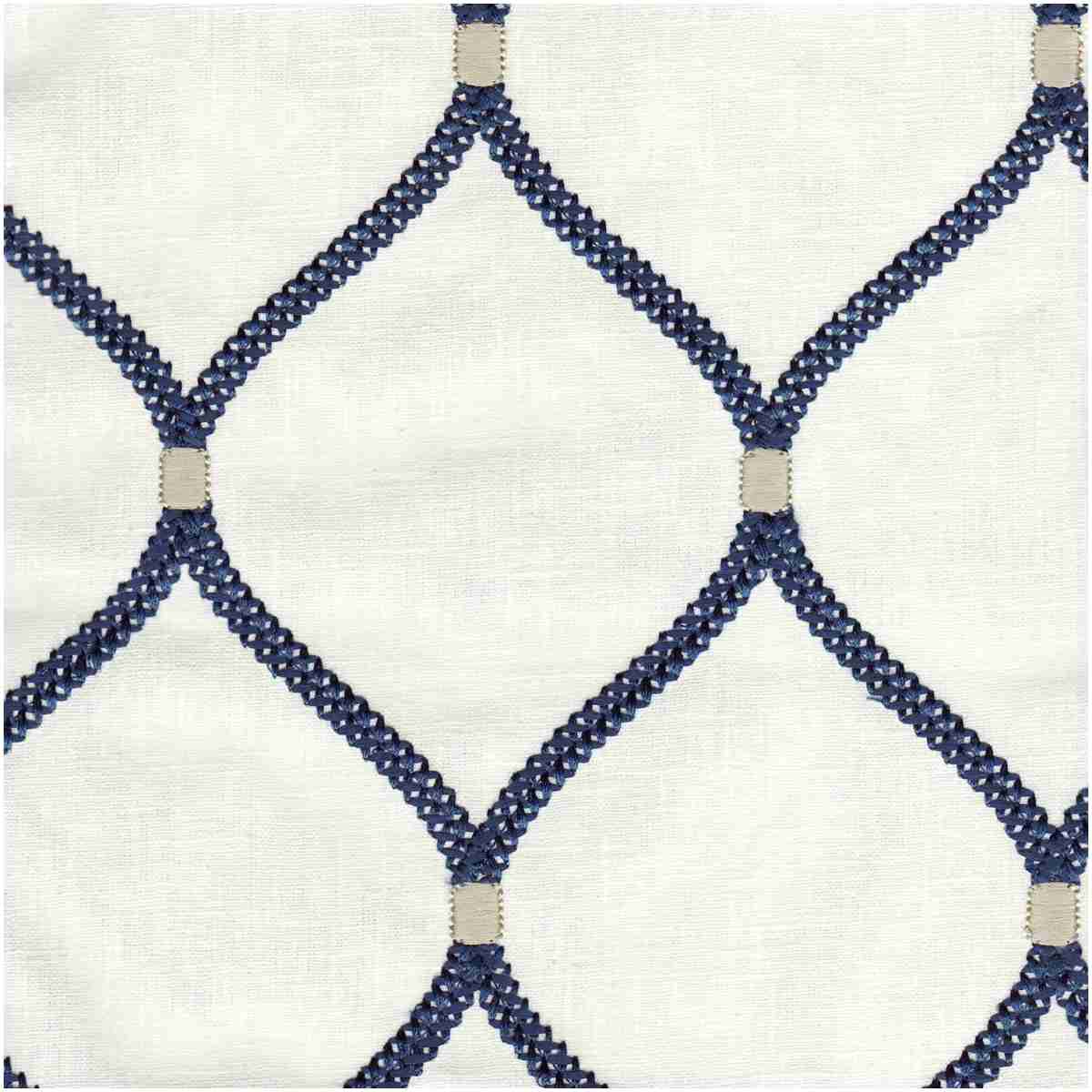 Katam/Navy - Multi Purpose Fabric Suitable For Drapery