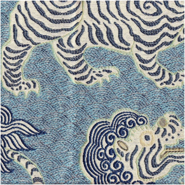 Katter/Blue - Multi Purpose Fabric Suitable For Drapery
