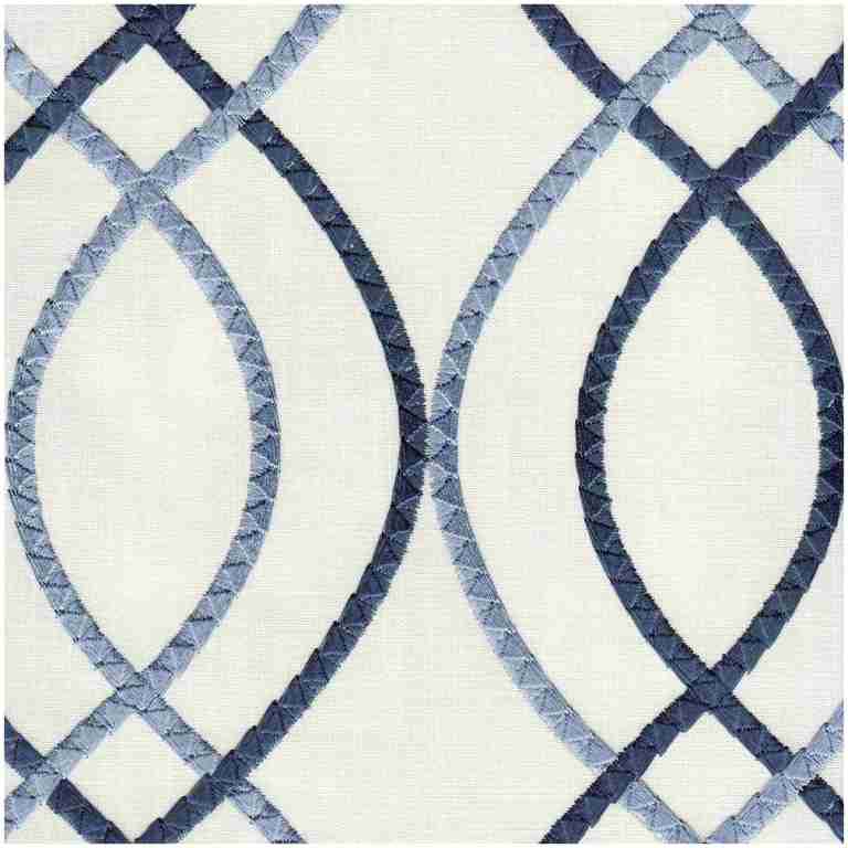 Kiver/Blue - Multi Purpose Fabric Suitable For Drapery