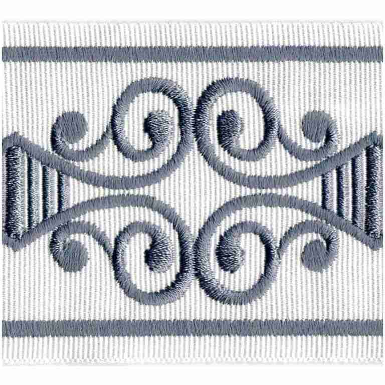 Marian Tape/Gray - Tape Trim - Houston