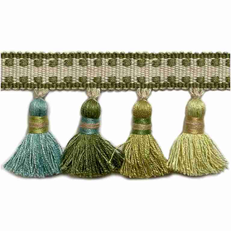 Mayan Tassel/Spring - Tassel Trim - Woodlands