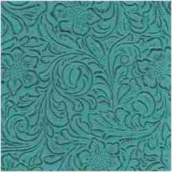 Mi-Fooled/Turq - Faux Leathers Fabric Suitable For Upholstery And Pillows Only.   - Woodlands