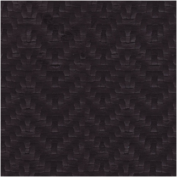 Mi-Wicker/Black - Faux Leathers Fabric Suitable For Upholstery And Pillows Only.   - Houston