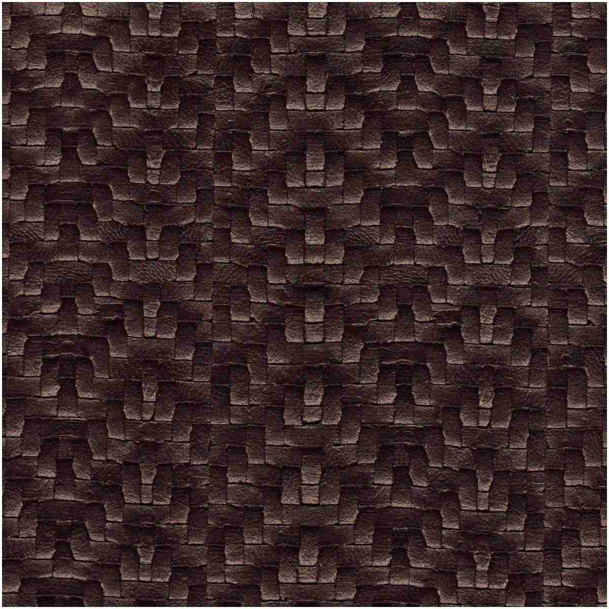 Mi-Wicker/Brown - Faux Leathers Fabric Suitable For Upholstery And Pillows Only.   - Ft Worth