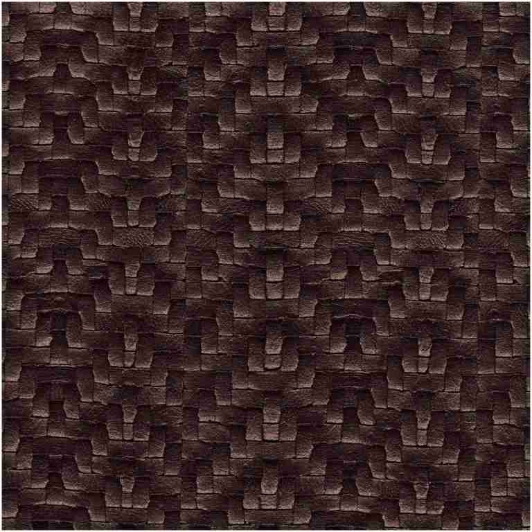 Mi-Wicker/Brown - Faux Leathers Fabric Suitable For Upholstery And Pillows Only.   - Ft Worth