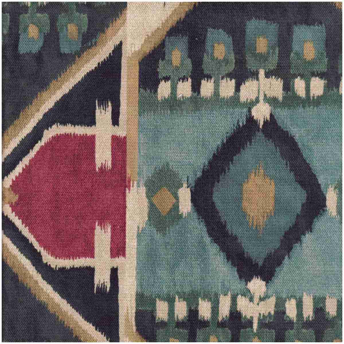 P-Himira/Turq - Prints Fabric Suitable For Drapery