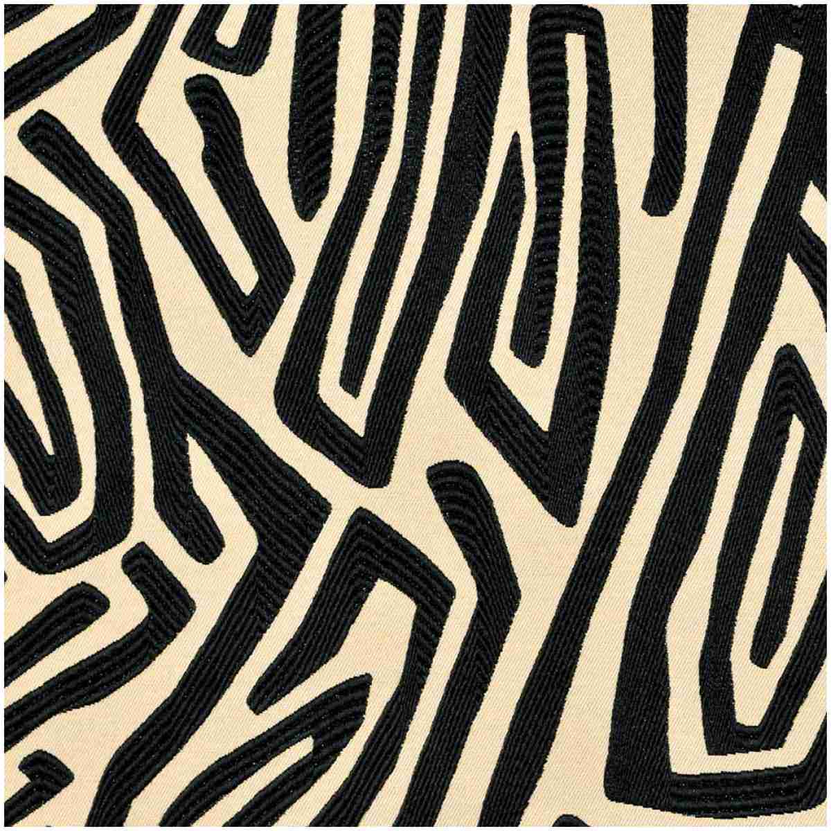 P-Kikat/Black - Upholstery Only Fabric Suitable For Upholstery And Pillows Only.   - Addison