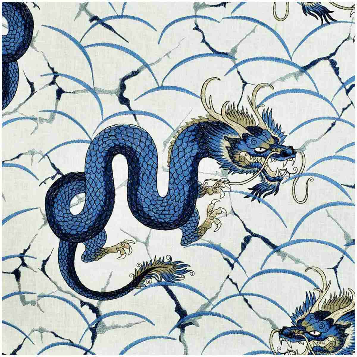 P-Kydra/Blue - Multi Purpose Fabric Suitable For Drapery
