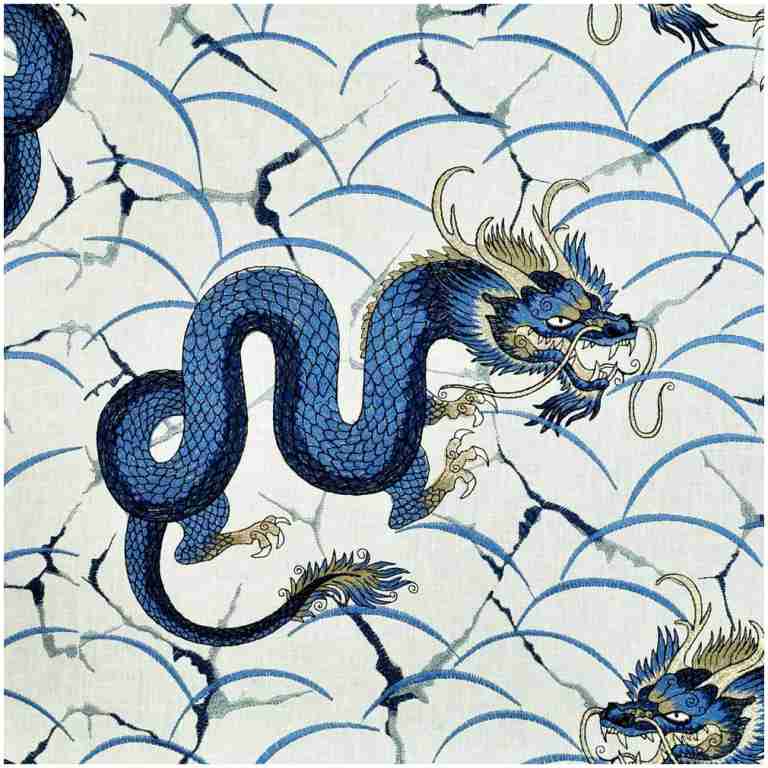 P-Kydra/Blue - Multi Purpose Fabric Suitable For Drapery