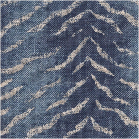 P-TIGER/BLUE - Prints Fabric Suitable For Drapery