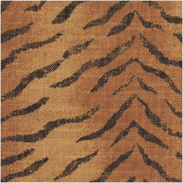 P-Tiger/Gold - Prints Fabric Suitable For Drapery