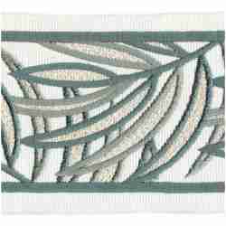 Palm Tape/Aqua - Tape Trim - Spring