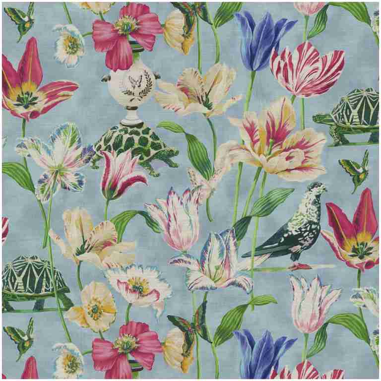 Pk-Enchant/Robin - Prints Fabric Suitable For Drapery