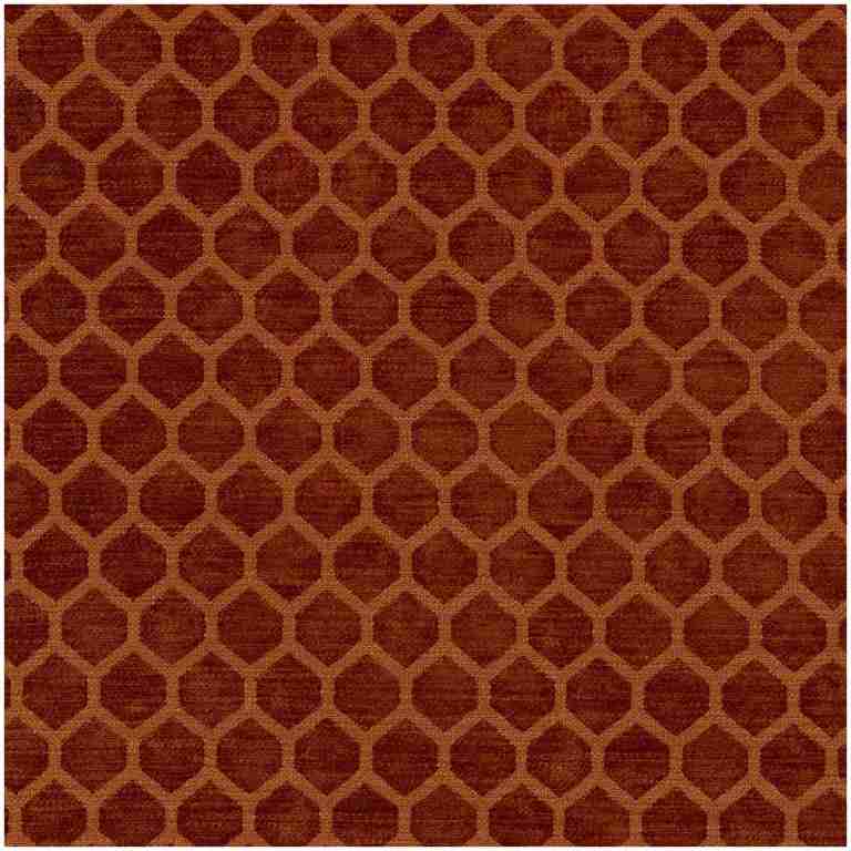 Pk-Honey/Cinnabar - Upholstery Only Fabric Suitable For Upholstery And Pillows Only.   - Houston