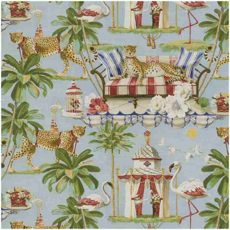 Pk-Nightin/Dawn - Prints Fabric Suitable For Drapery