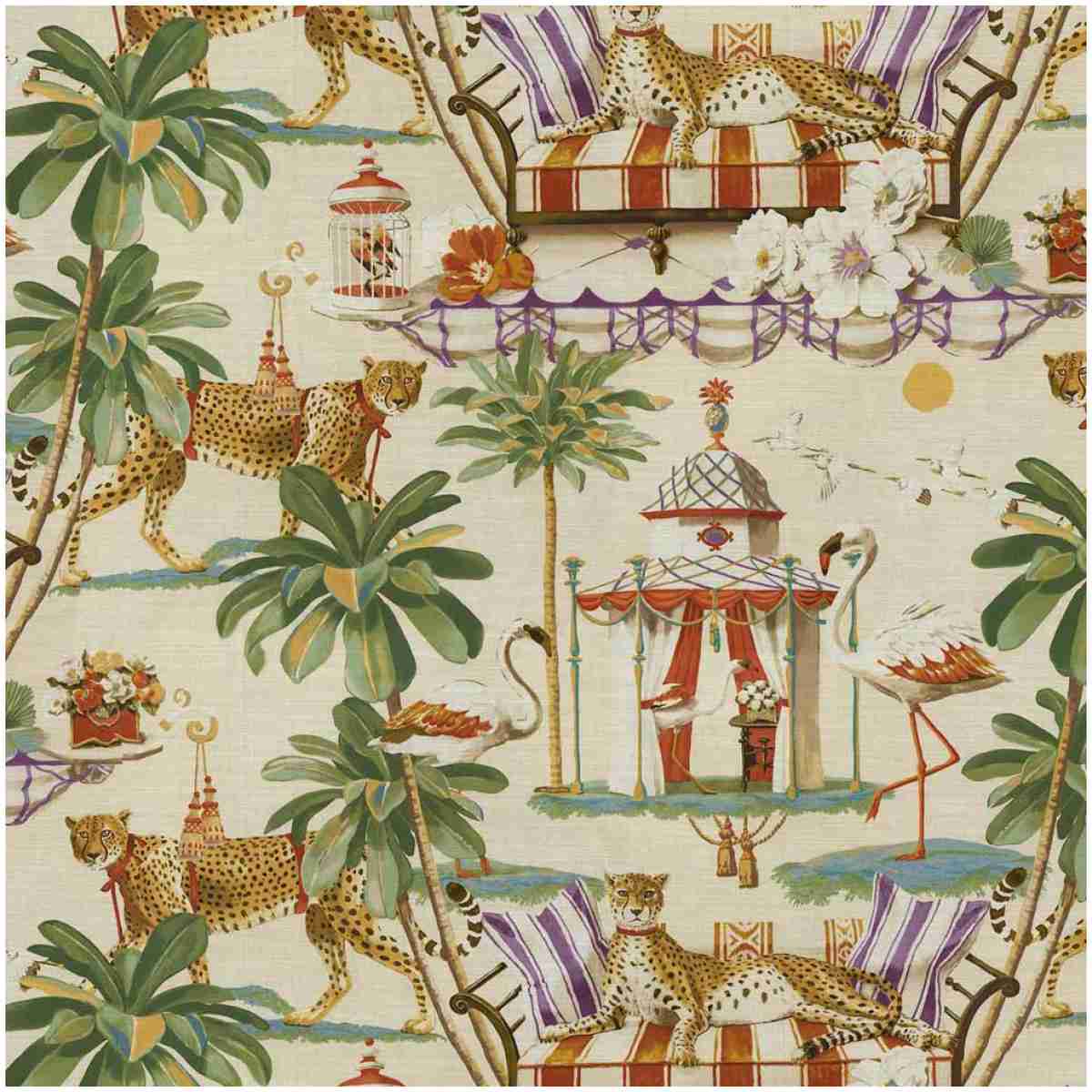 Pk-Nightin/High - Prints Fabric Suitable For Drapery