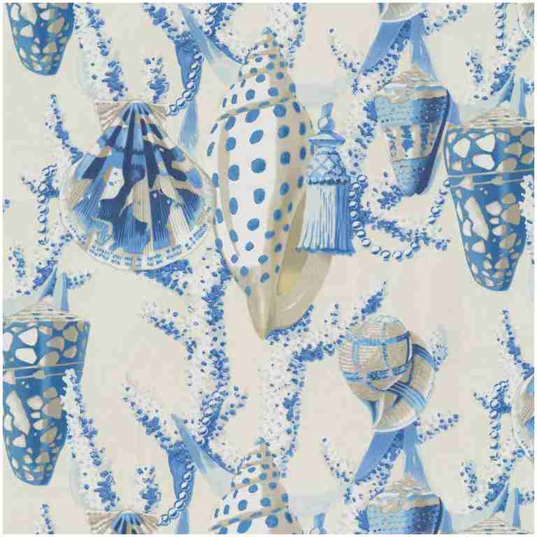 Pk-Ocean/Luna - Prints Fabric Suitable For Drapery