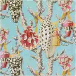 Pk-Ocean/Tiffany - Prints Fabric Suitable For Drapery
