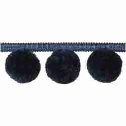 Pompom/Navy - Tassel Trim - Farmers Branch