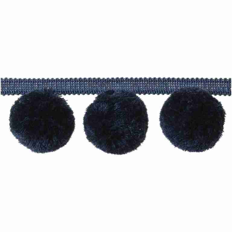 Pompom/Navy - Tassel Trim - Farmers Branch