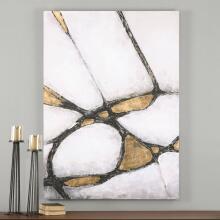 Abstract In Gold And Black-Modern Art