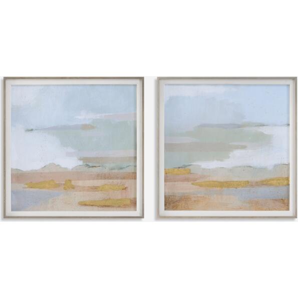 Abstract Coastline-Landscape Art