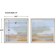 Abstract Coastline-Landscape Art