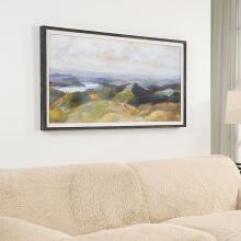 Above-Landscape Framed Print
