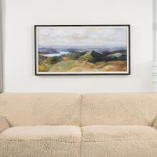 Above-Landscape Framed Print