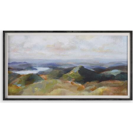 Above-Landscape Framed Print