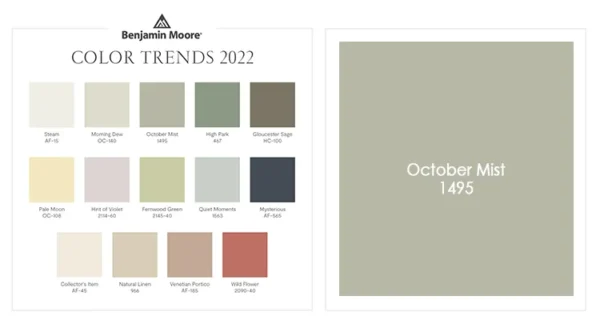 Add Calm to Your Home Interior With October Mist Benjamin Moores Color Of the Year Dallas Fabrics jpg
